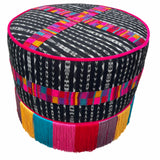 Maria fringed ottoman corte