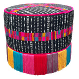 Maria fringed ottoman corte