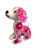 Embroidered felt dog