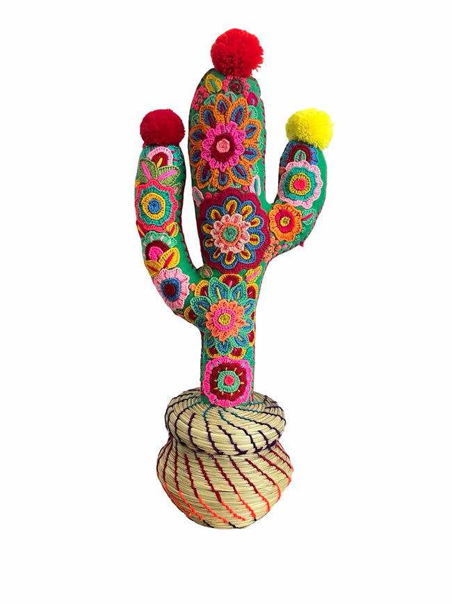 Candelabra  cactus basket