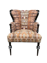 Magdalena wingback chair  and ottoman