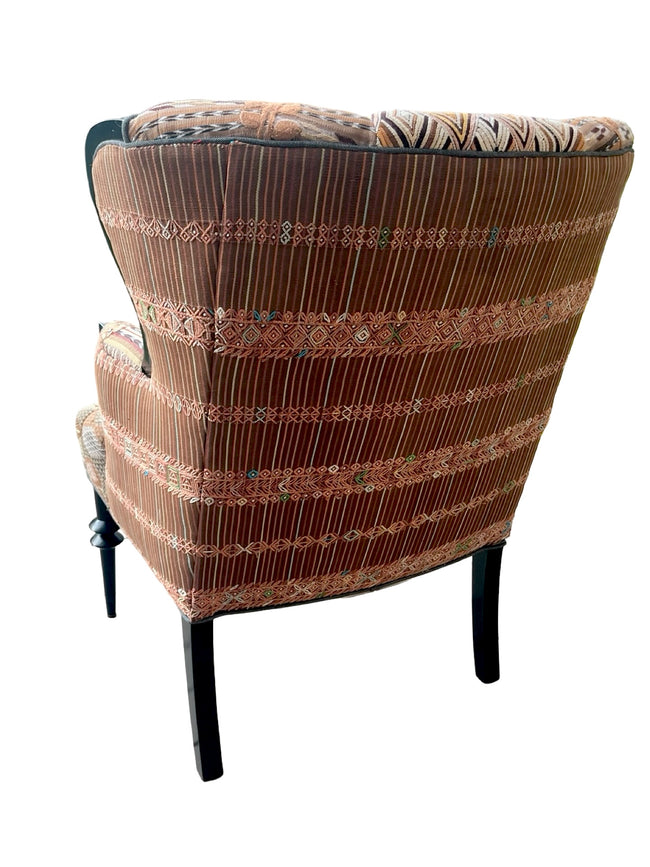 Magdalena wingback chair  and ottoman