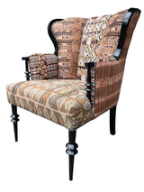 Magdalena wingback chair  and ottoman
