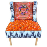 Karla chair coral/orange