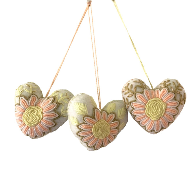 Heart ornament pastel