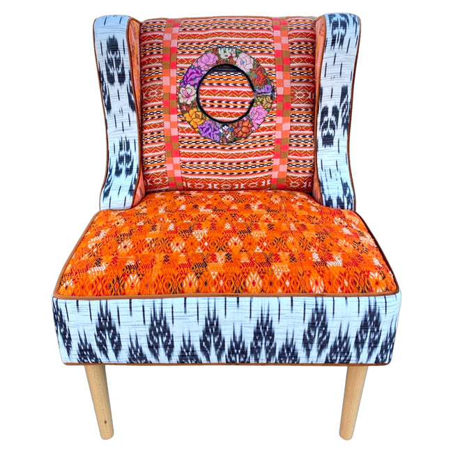 Karla chair coral/orange