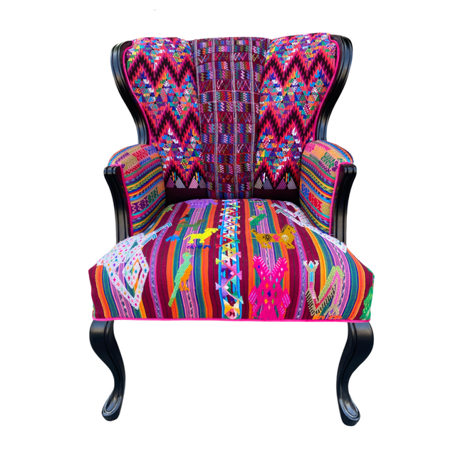 Magda peacock chair rainbow