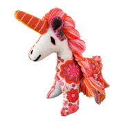 Embroidered felt unicorns sherbet