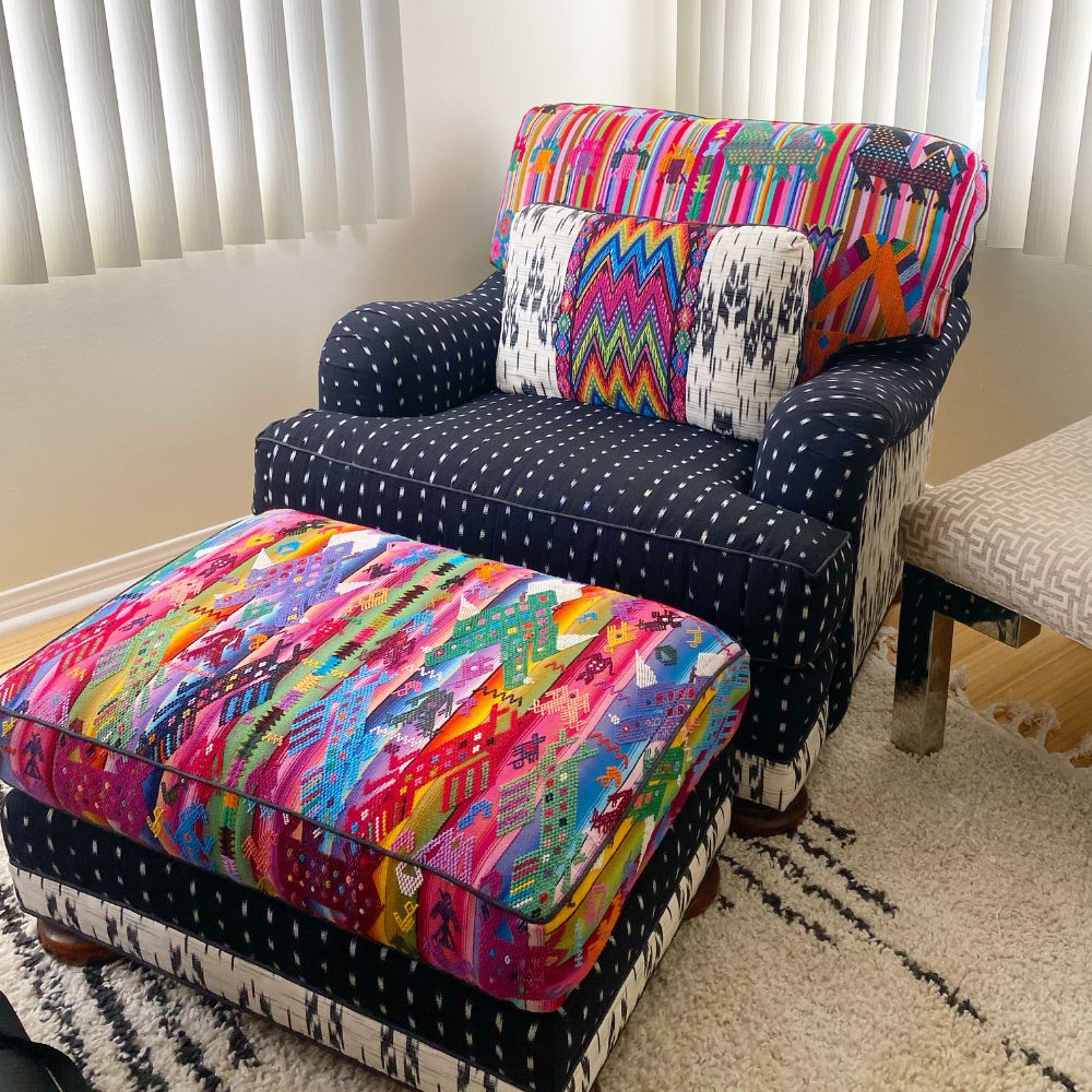 animation after of customer's chair and ottoman reimagining
