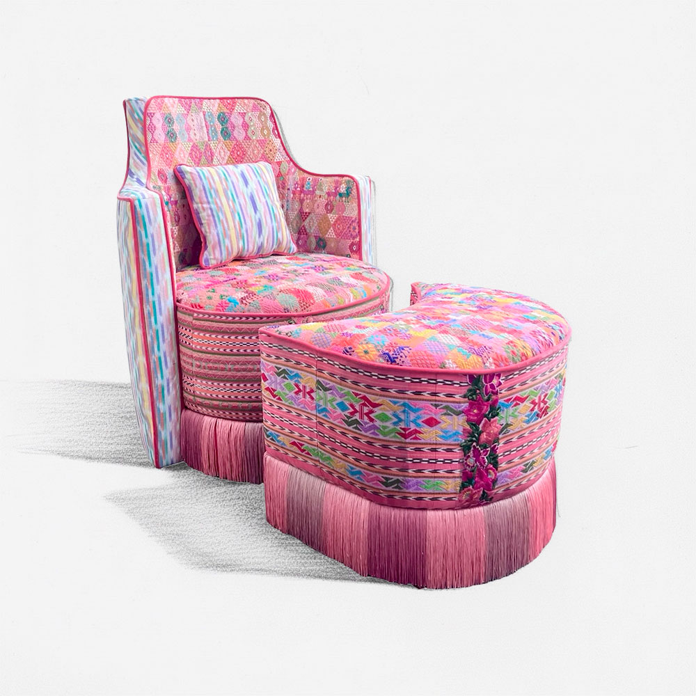 animation after picture of chaire with palette color